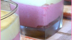 Mousses Framboise et vanille en verrines