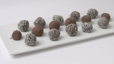 Petites truffes au chocolat