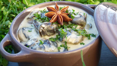 Cassolette d'escargots à l'anis étoilé