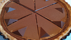 Tarte aux trois chocolats