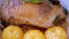 Colverts rôtis sucré-salé à l'aigre-doux