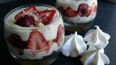 Tiramisu bretonisant fraises et cerises