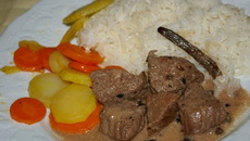 Steak vanille et poivre vert de Madagascar