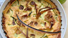 Clafoutis aux poireaux