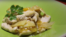 Fricassé de dinde à la mangue