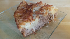 Gâteau pommes-noix de coco