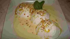 Mini îles flottantes à la vanille