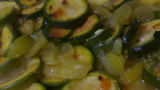 Courgettes à l'aigre doux