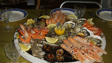 Farandole d'huîtres en chaud et froid