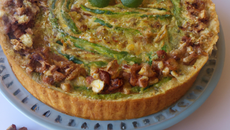 Tourte aux courgettes et noisettes