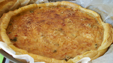 Tarte au thon et poivrons grillés