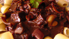 Pâtes au vin