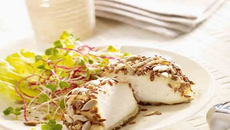 Salade de crottin de chèvre aux graines