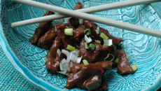 Bœuf sauté à la sauce d'huître