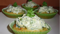 Cupcakes aux courgettes et chèvre