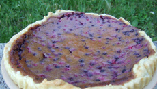 Tarte amande fruit rouge