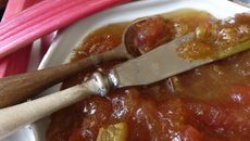 Confiture de Rhubarbe aux 4 épices
