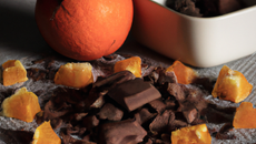 Rochers chocolat lait et zeste d'orange