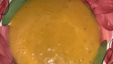 Soupe de courge-coco-curry