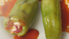 Piments farcis au fromage de brebis