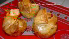 Fondue d'endives revistée en aumônières