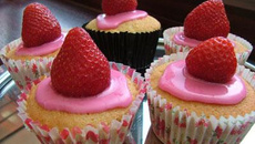 Cupcake à la fraise