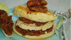 Mille-feuille de foie gras aux figues