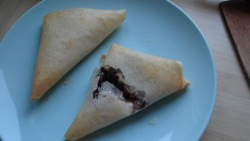 Samoussas choco banane