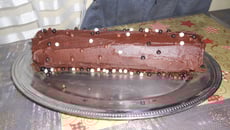Bûche au chocolat maison