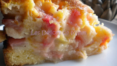 Gâteau à la rhubarbe classique