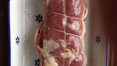 Magret de canard au jambon cru