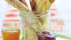 Bouquet de crêpes roulées à la Confiture