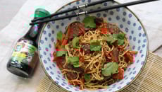 Nouilles sautées au bœuf