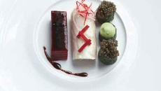 Bar de ligne, betteraves rouges, caviar osciètre d'Iran