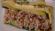 Charlotte d'agneau aux courgettes
