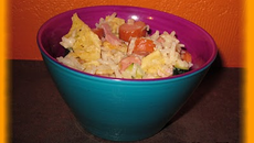 Salade de riz knackis