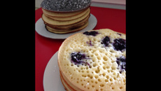 Pancakes aux myrtilles