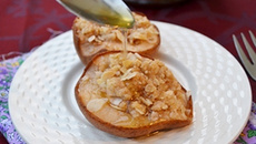 Poires 'Crumble-miel'