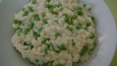 Risotto aux petits pois maison