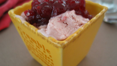 Parfait à la myrtille