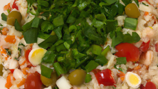 Salade de riz maraîchère