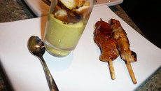 Verrine indienne et Yakitoris revisités