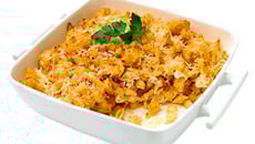 Coquillettes au thon gratinées au Philadelphia