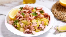 Salade de poulpe et pomme de terre