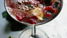 Cidre et pomme et fruits