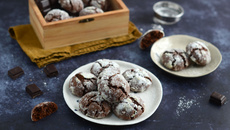 Crinkles au chocolat sans beurre