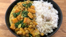 Curry végétarien à la butternut et aux pois chiches