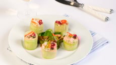 Faux Sushis de concombre à la grenade et bâtonnets Coraya Suprêmes