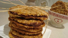 Biscuits flocons d'avoine et chocolat