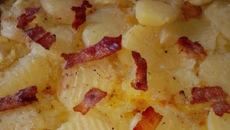 Gratin pomme de terre et lard